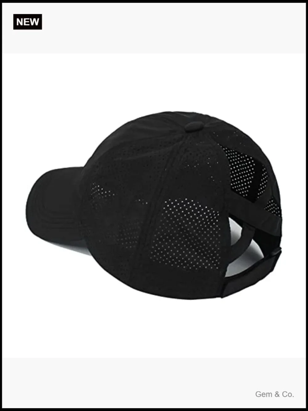Quick Dry Mesh Ponytail Baseball Cap for Women, Adjustable Sun Hat for Outdoor